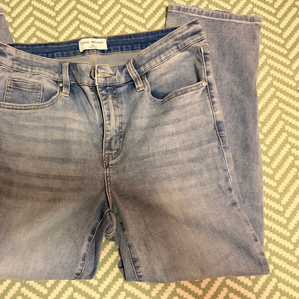 Lane Bryant Light Wash Flare Jeans